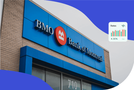 Bank of Montreal bank branch sign